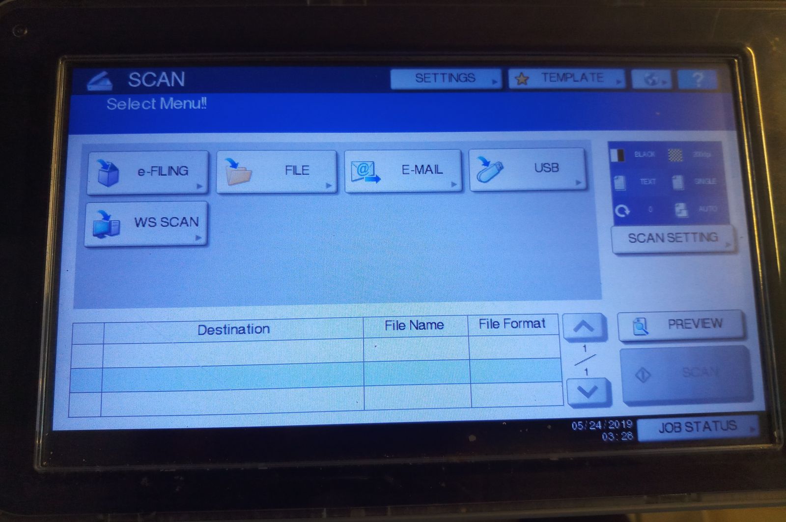 Hướng dẫn scan máy photocopy Toshiba E307 hình 1 mayphotocopyvn.vn